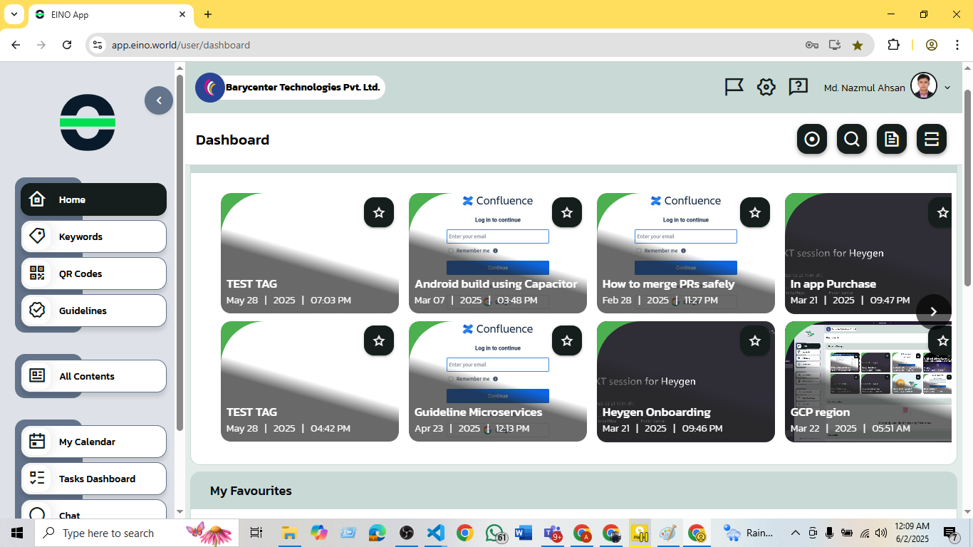 EINO - Knowledge Management Platform screenshot 3