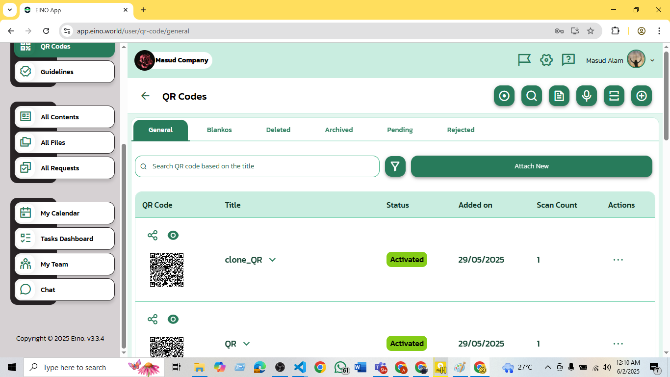 EINO - Knowledge Management Platform screenshot 4