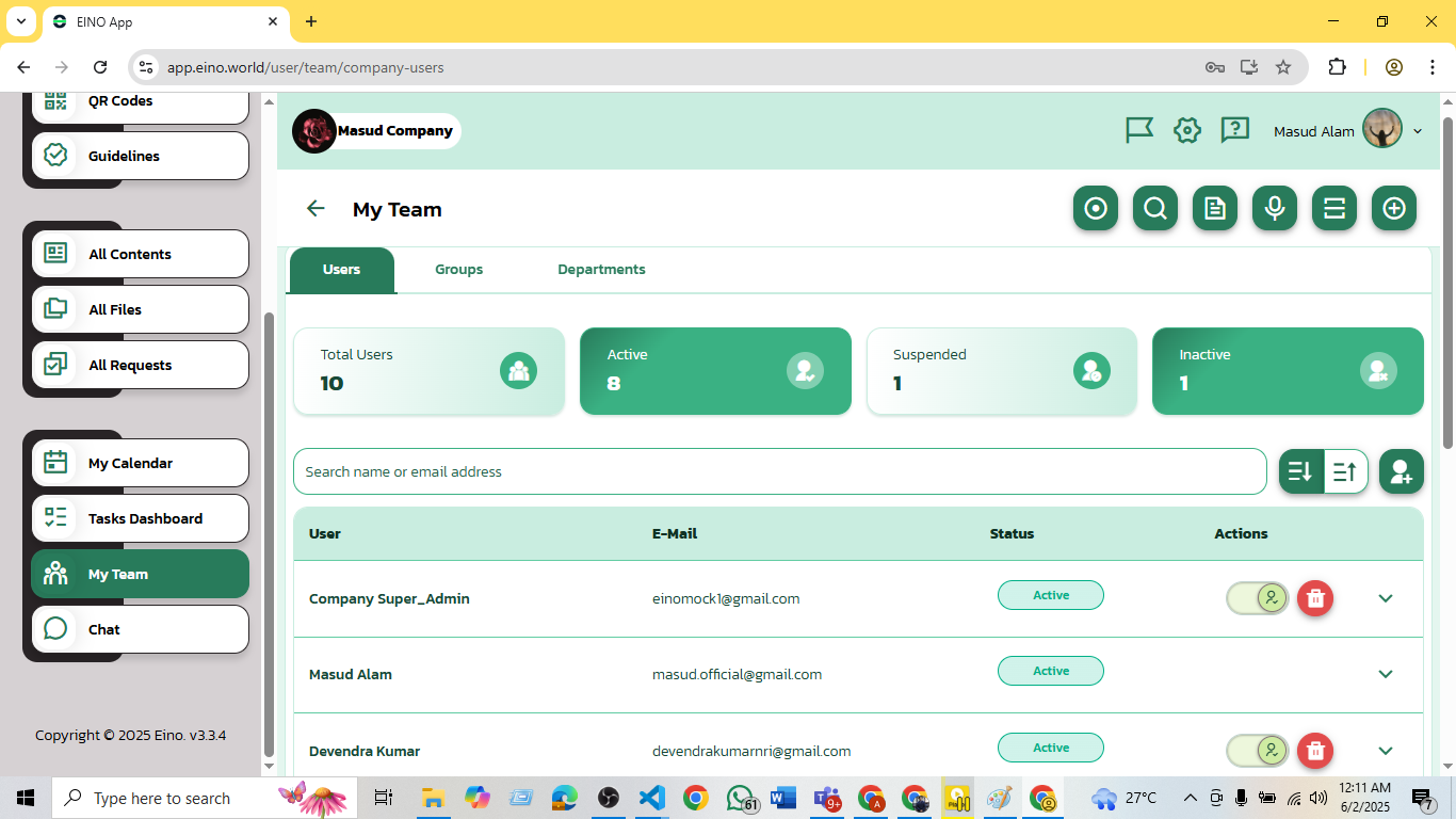EINO - Knowledge Management Platform screenshot 6