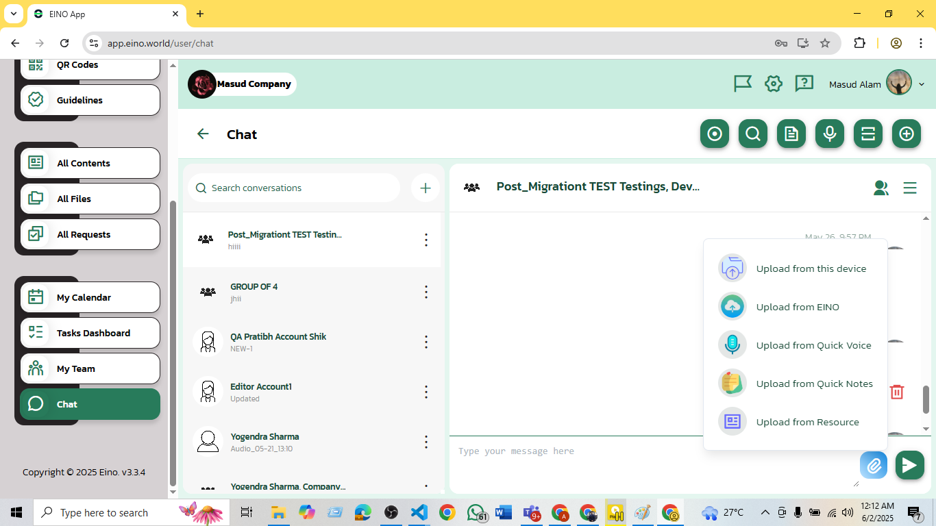 EINO - Knowledge Management Platform screenshot 7