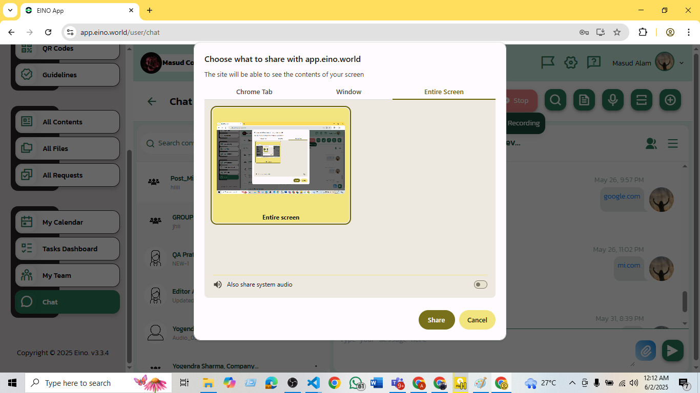EINO - Knowledge Management Platform screenshot 8